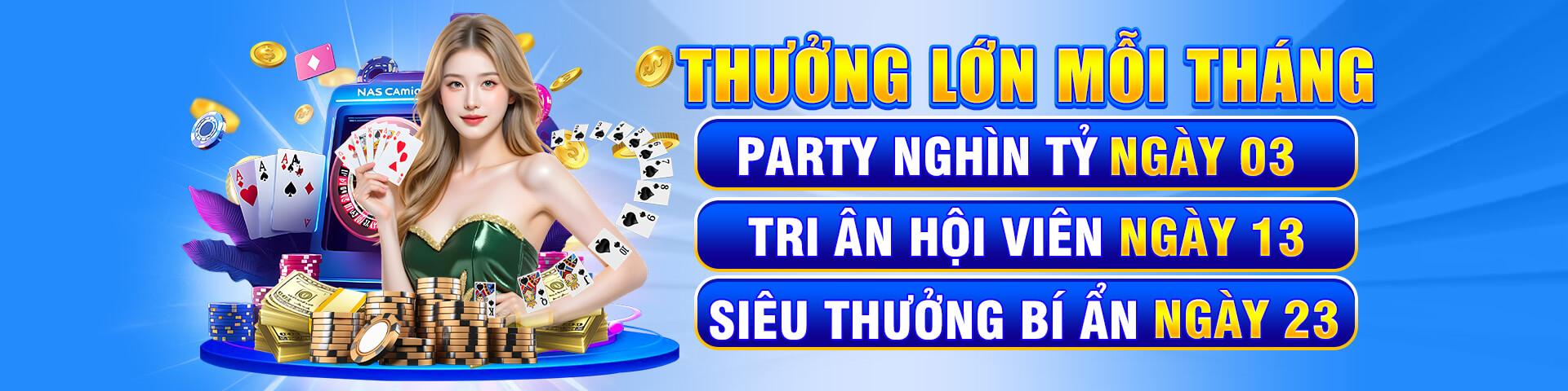 Khuyến mãi hấp dẫn tại Casino 999