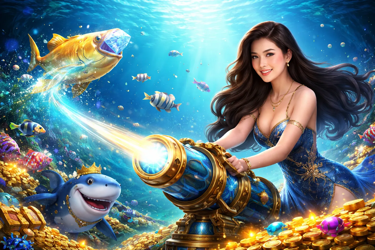 Hình ảnh chính game bắn cá trực tuyến tại Casino 999